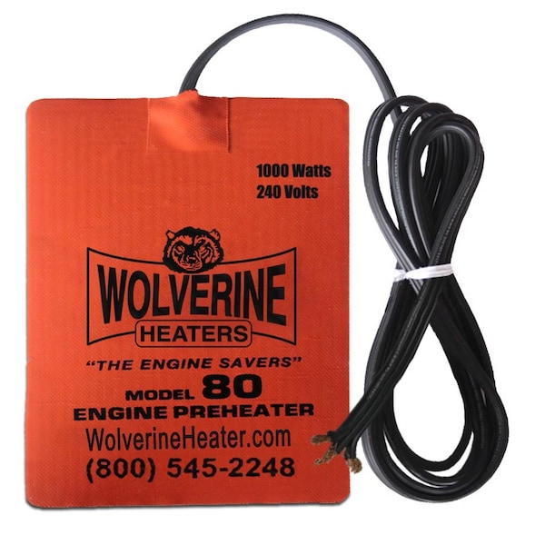 Silicone Pad, Adhesive - 1000W, 240V, 8.4A - 6in. 15.3 Cm X 10-3/4in. 27.3 Cm